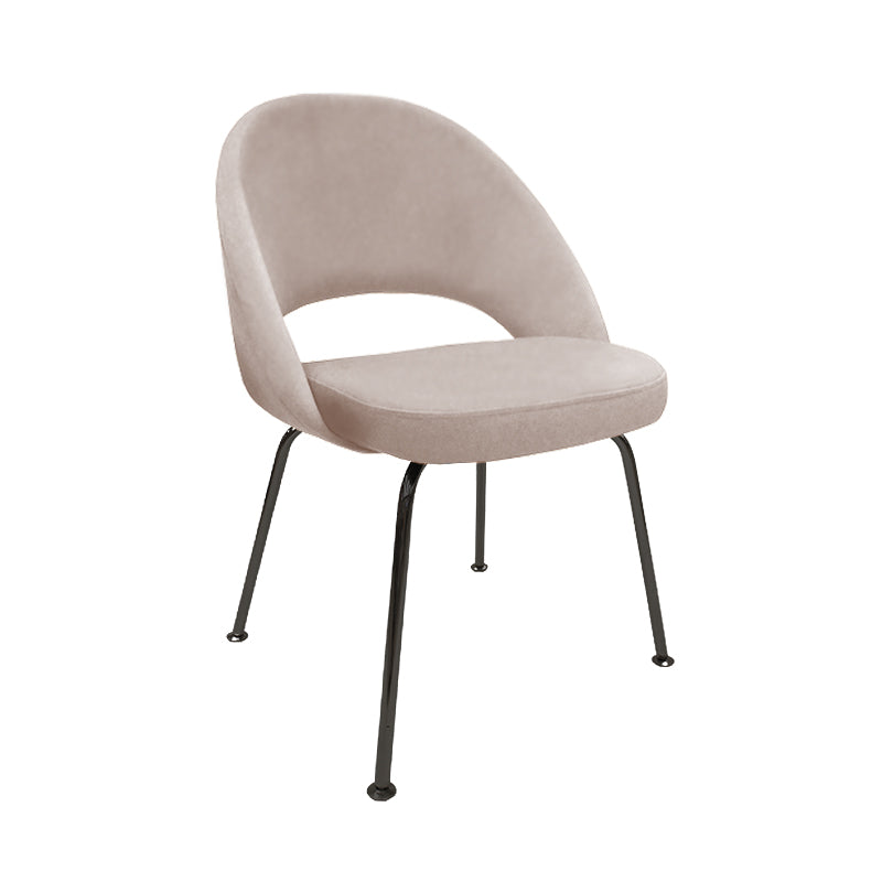 Silla Saarinen Tub Eco Cuero, Base Cromo o Negra